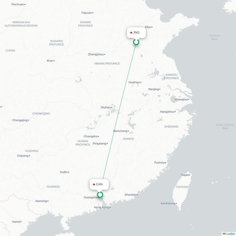 JNG - CAN route map