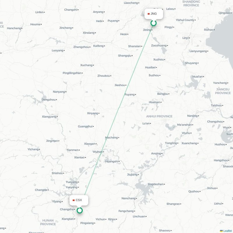 JNG - CSX route map