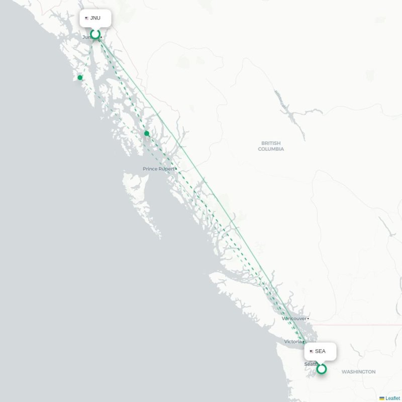 JNU - SEA route map