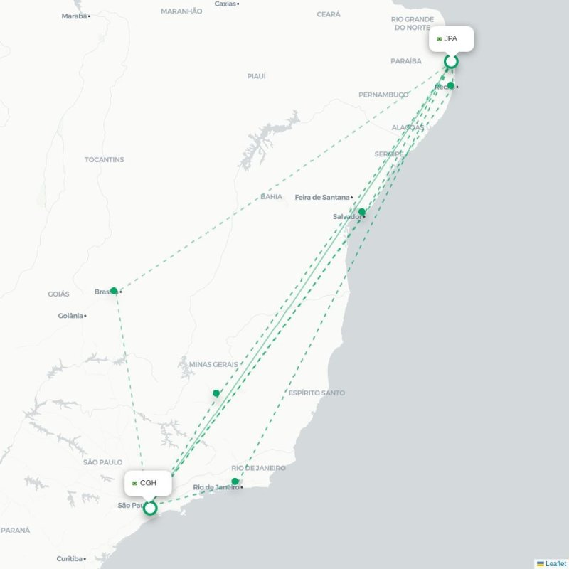 JPA - CGH route map