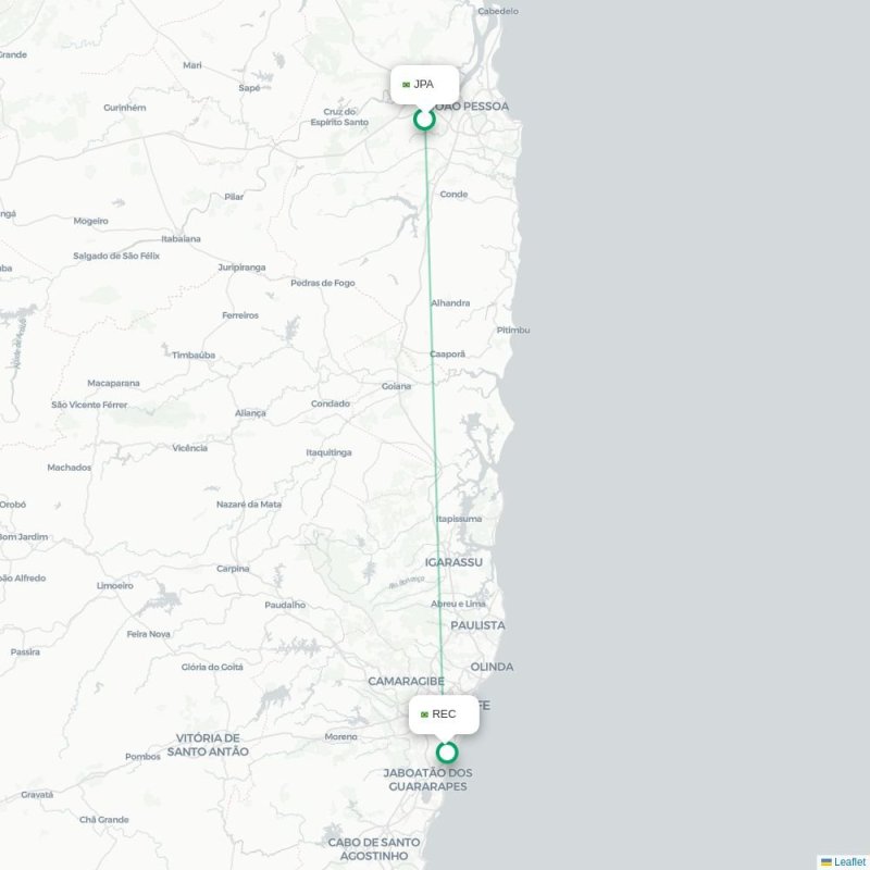 JPA - REC route map