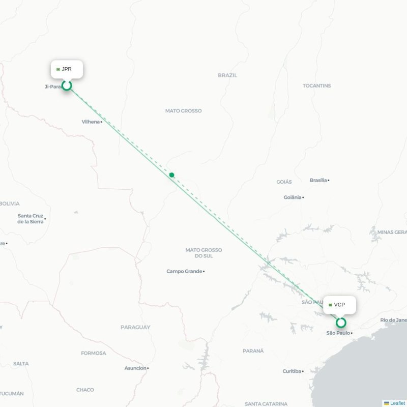 JPR - VCP route map