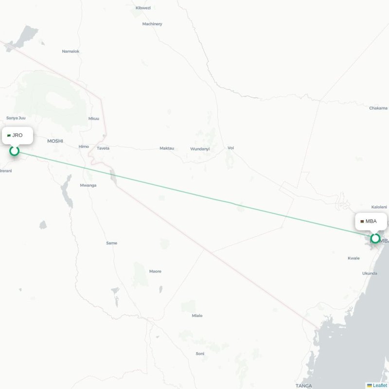 JRO - MBA route map