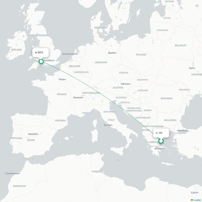 JSI - BRS route map