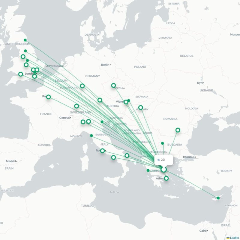 JSI - BTS route map