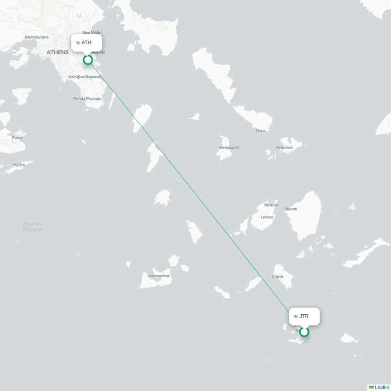JTR - ATH route map