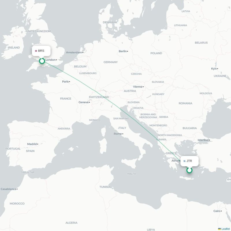 JTR - BRS route map
