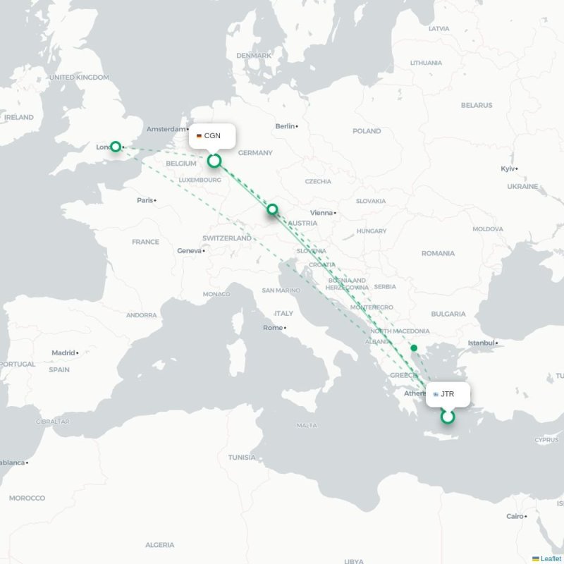 JTR - CGN route map