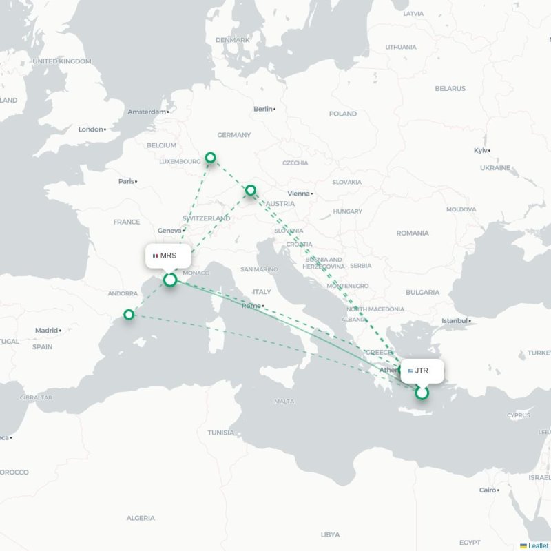 JTR - MRS route map