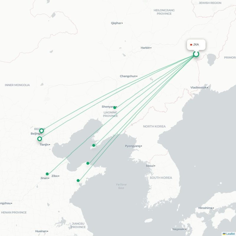 JXA - HRB route map