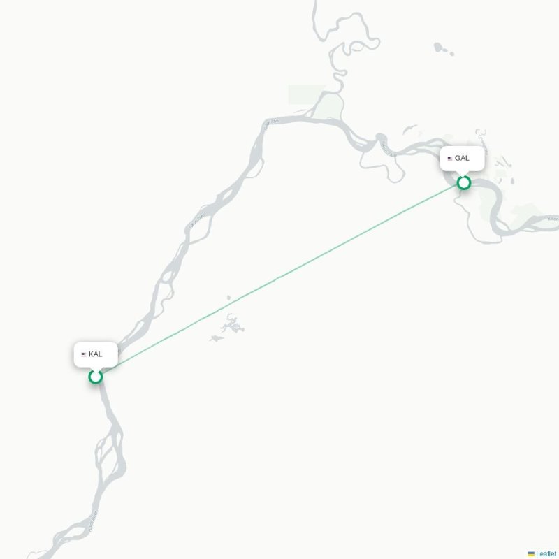 KAL - GAL route map