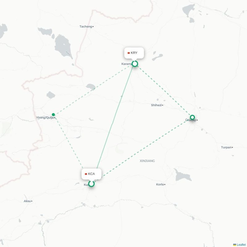 KCA - KRY route map