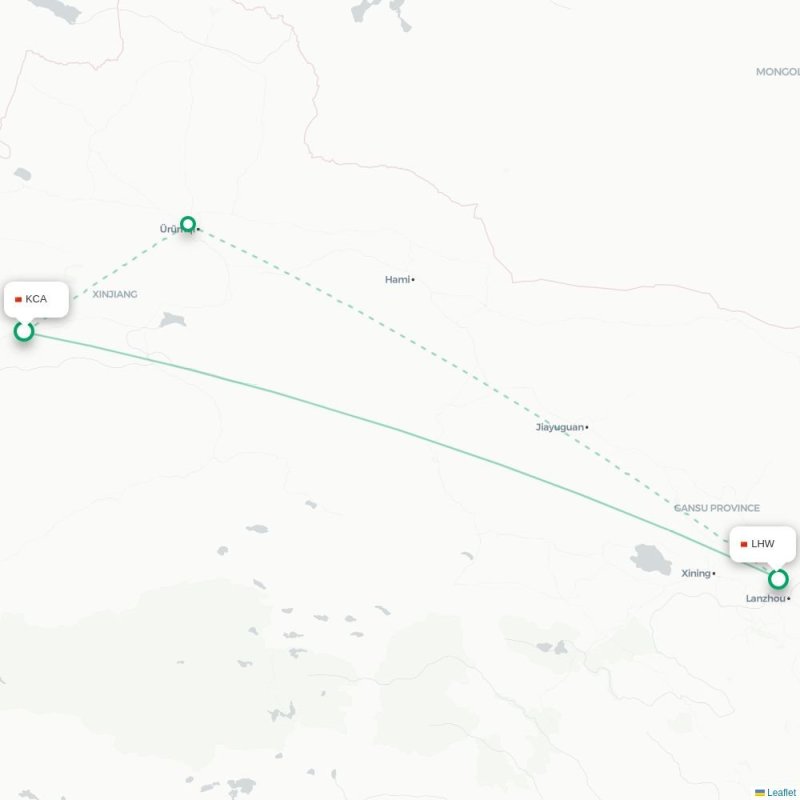 KCA - LHW route map