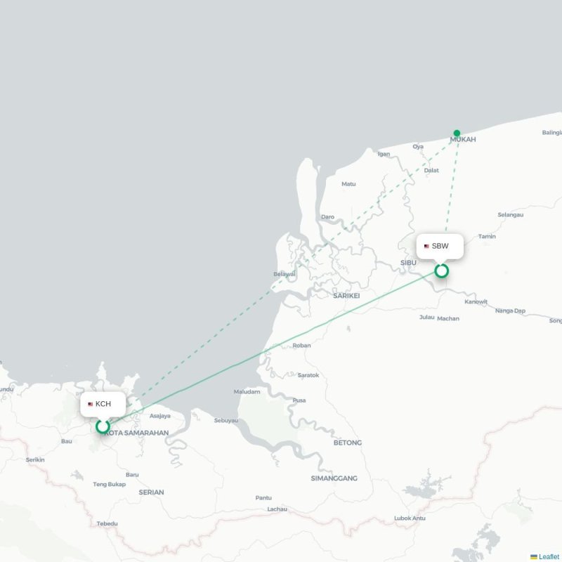 KCH - SBW route map