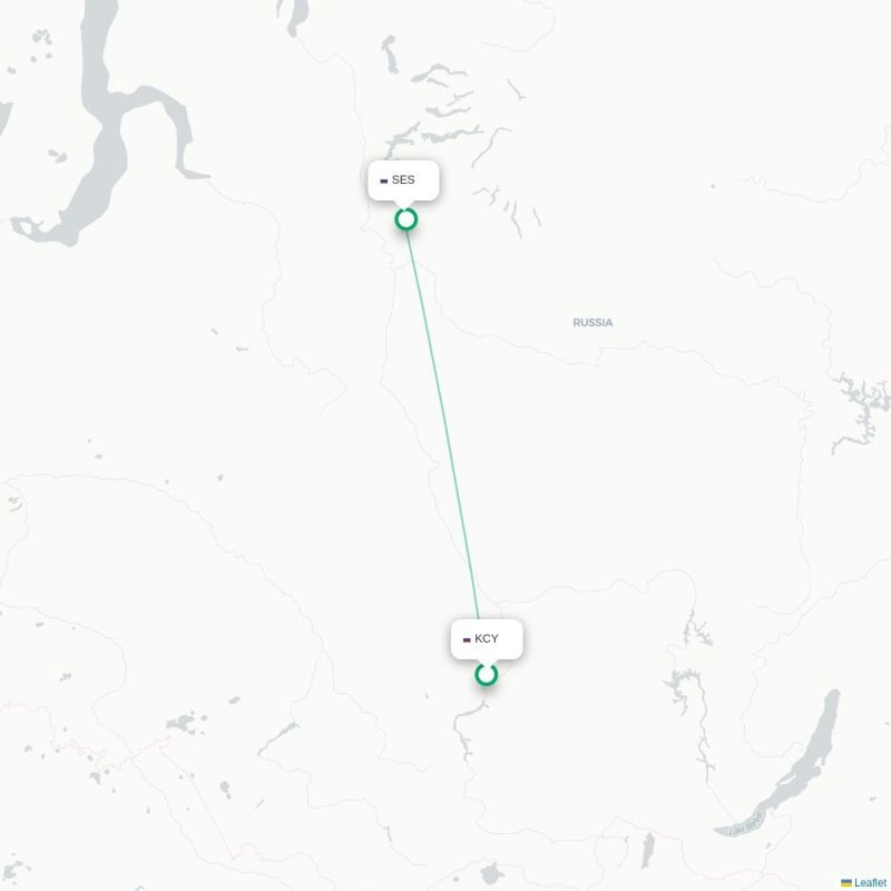 KCY - SES route map