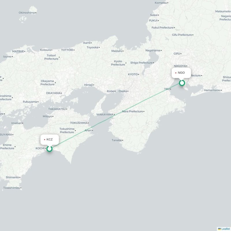 KCZ - NGO route map
