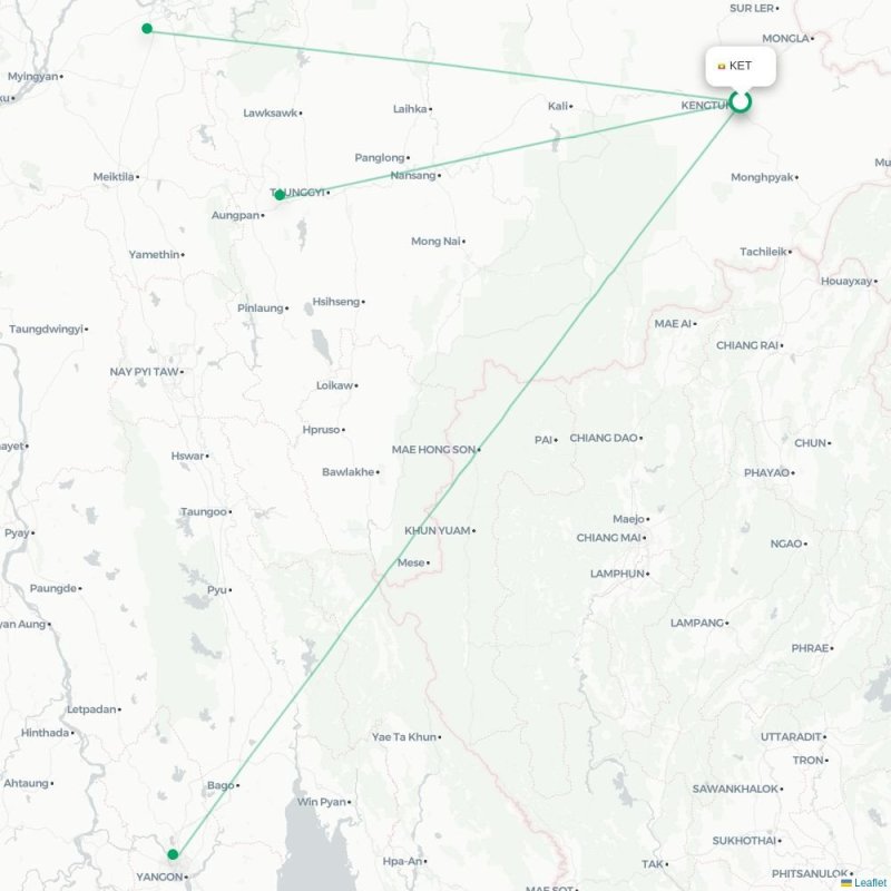 KET - NYT route map