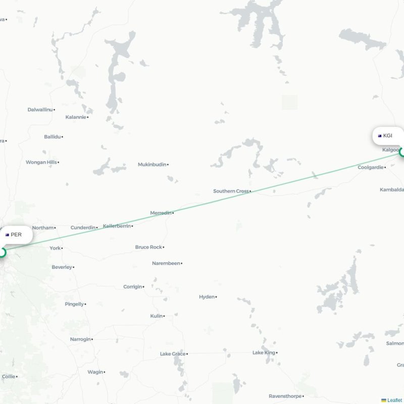 KGI - PER route map