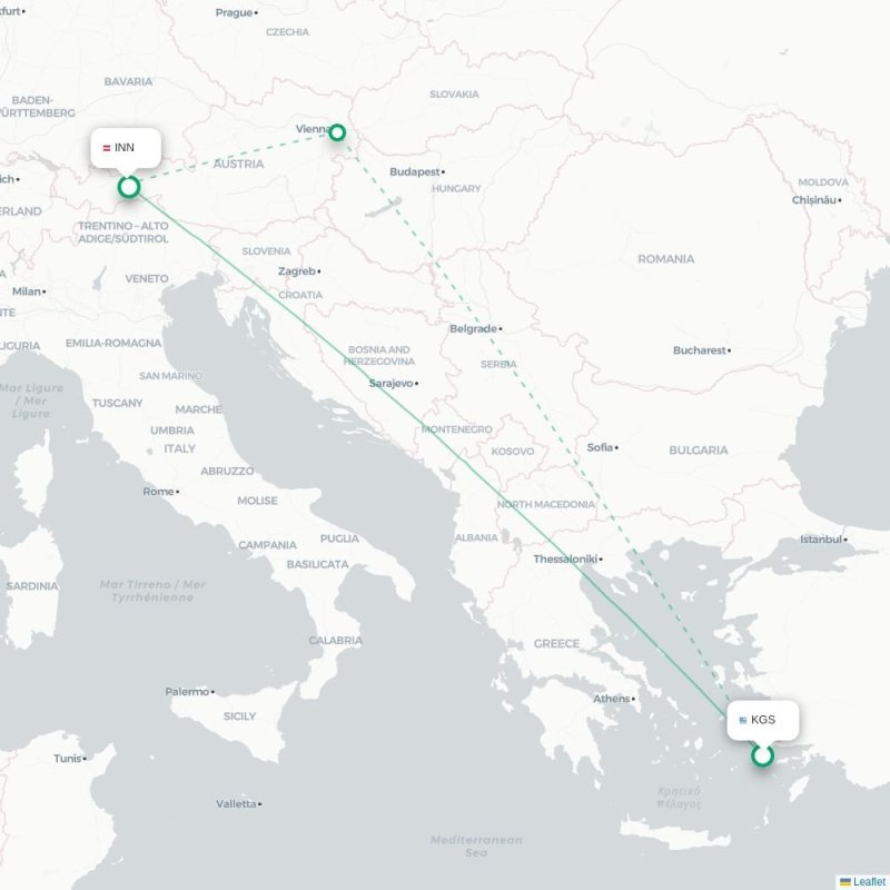 KGS - INN route map