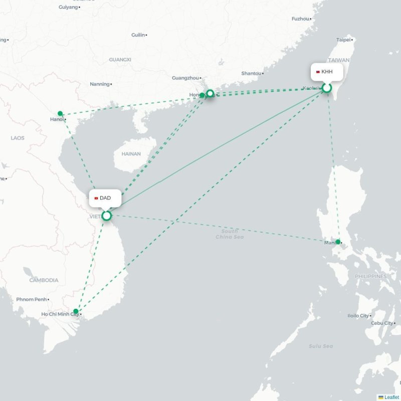 KHH - DAD route map