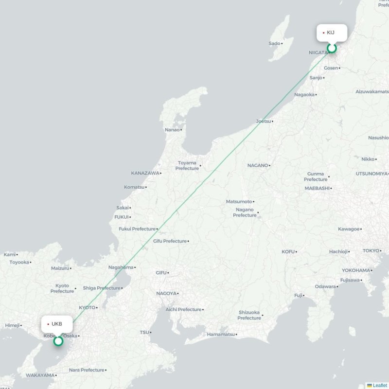 KIJ - UKB route map