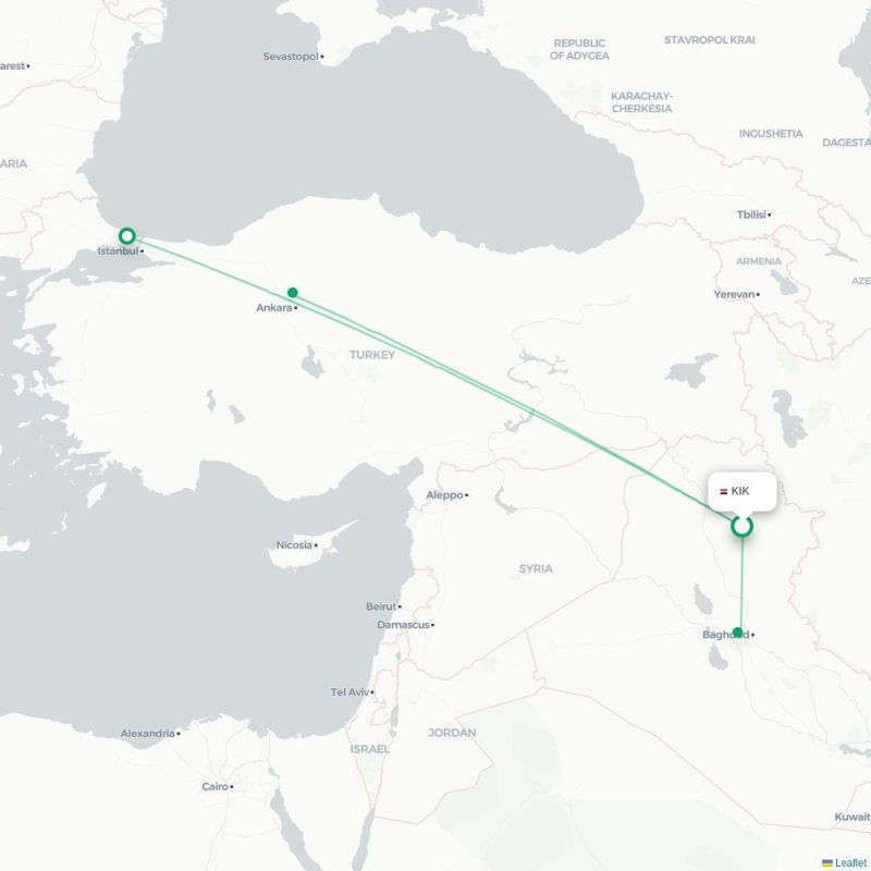 KIK - ESB route map