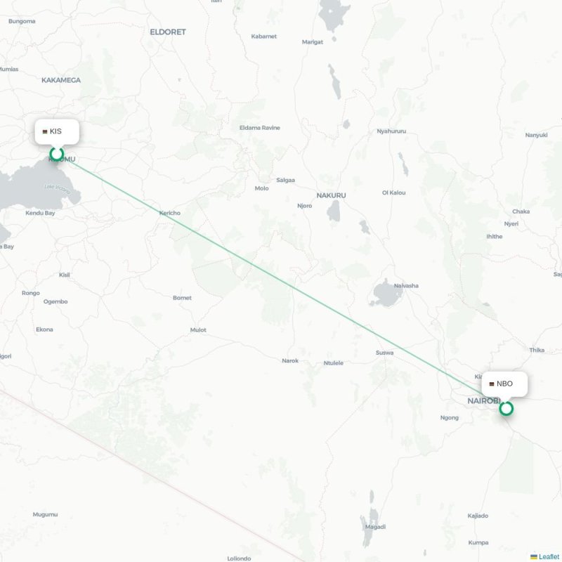 KIS - NBO route map