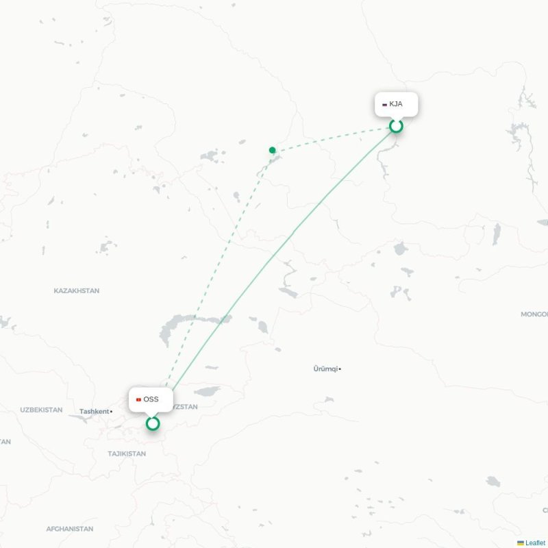 KJA - OSS route map