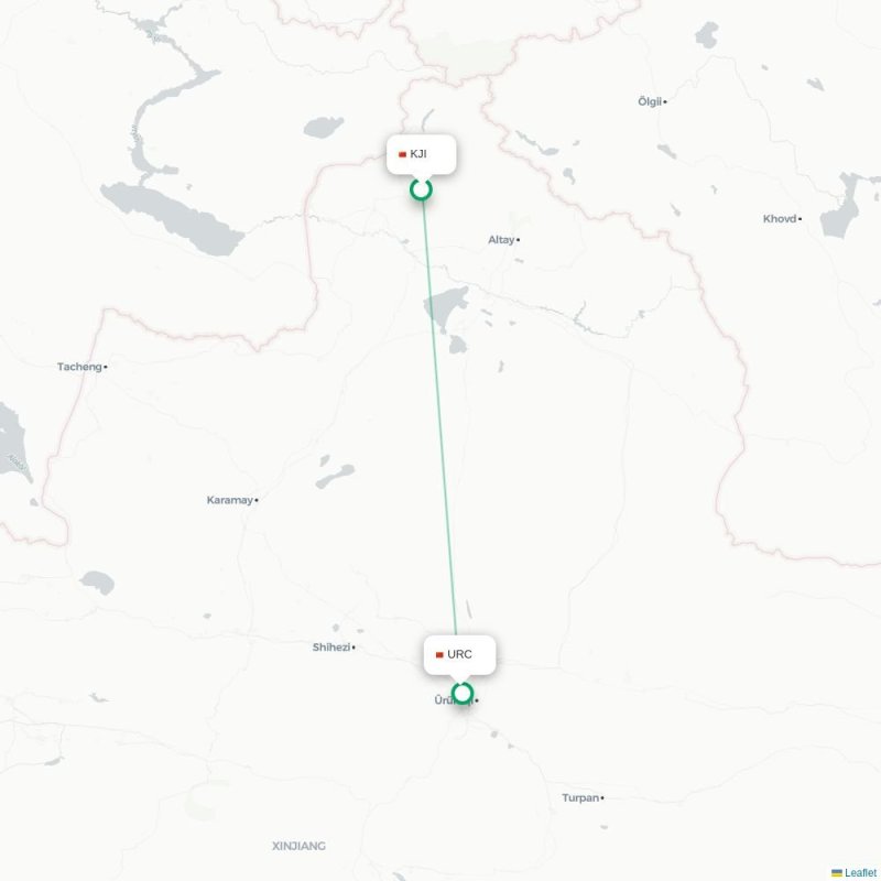 KJI - URC route map