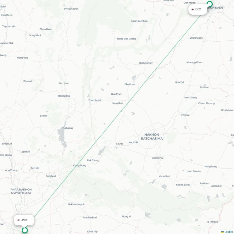 KKC - DMK route map