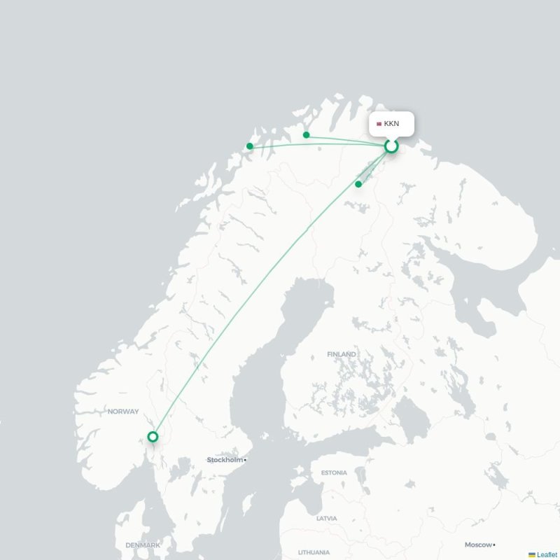 KKN - TOS route map
