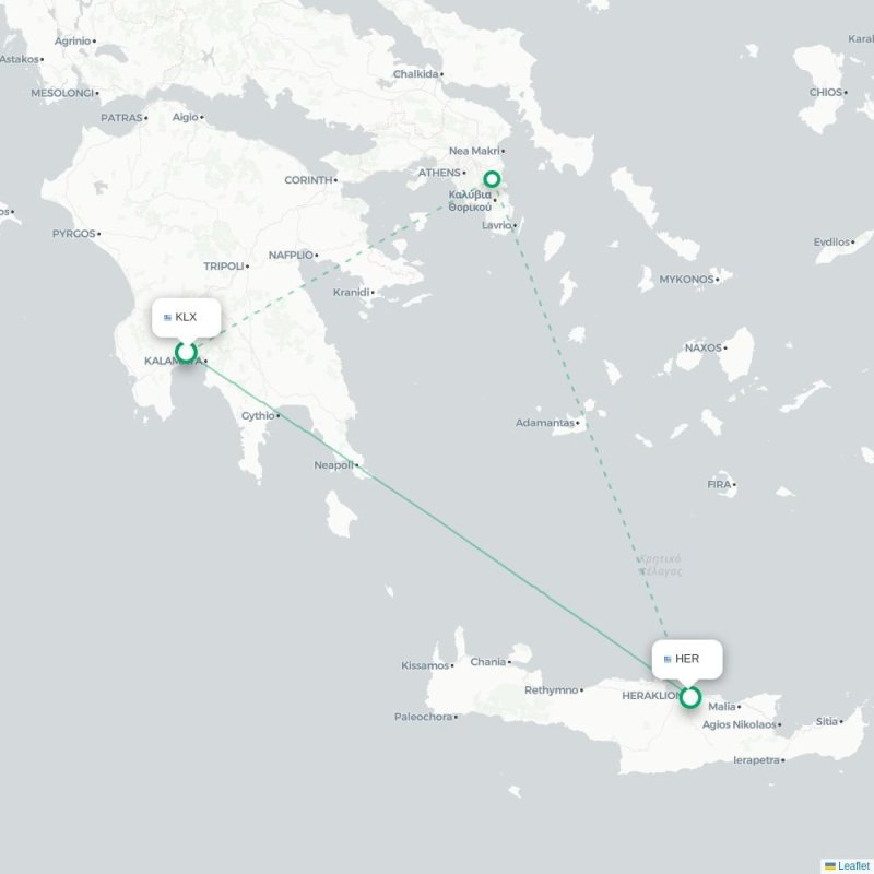 KLX - HER route map