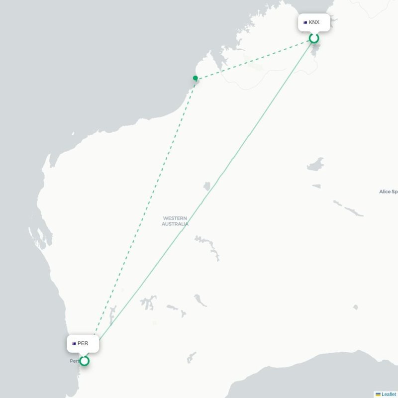 KNX - PER route map