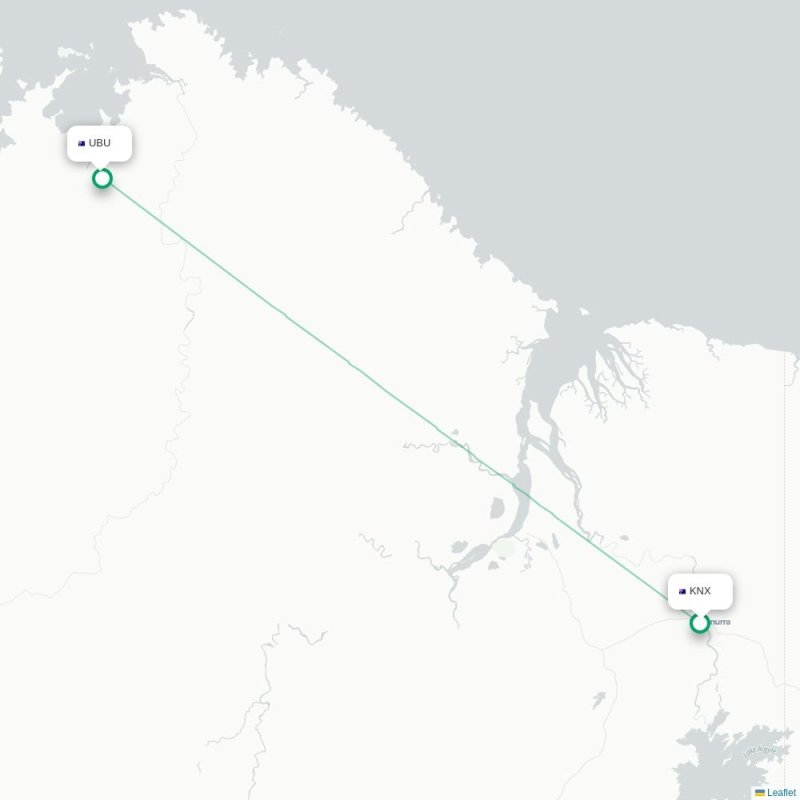 KNX - UBU route map