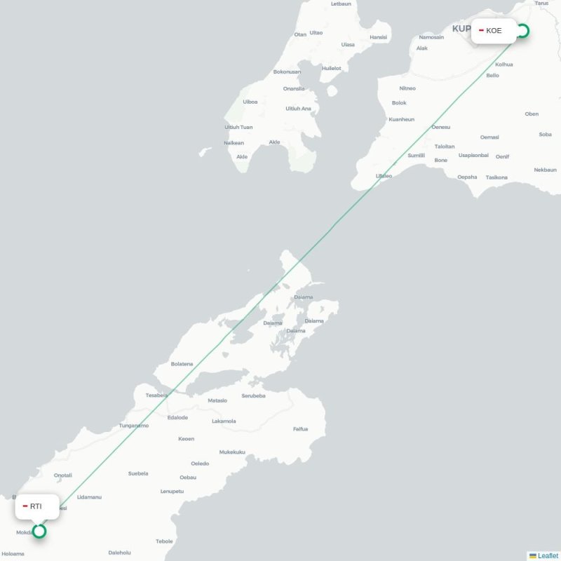 KOE - RTI route map