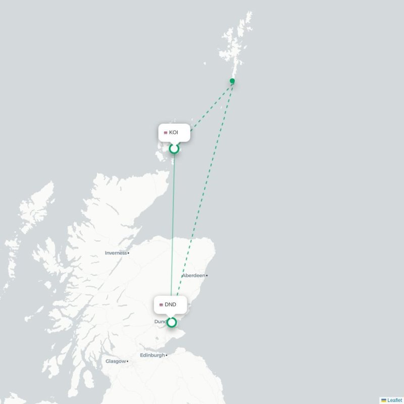 KOI - DND route map