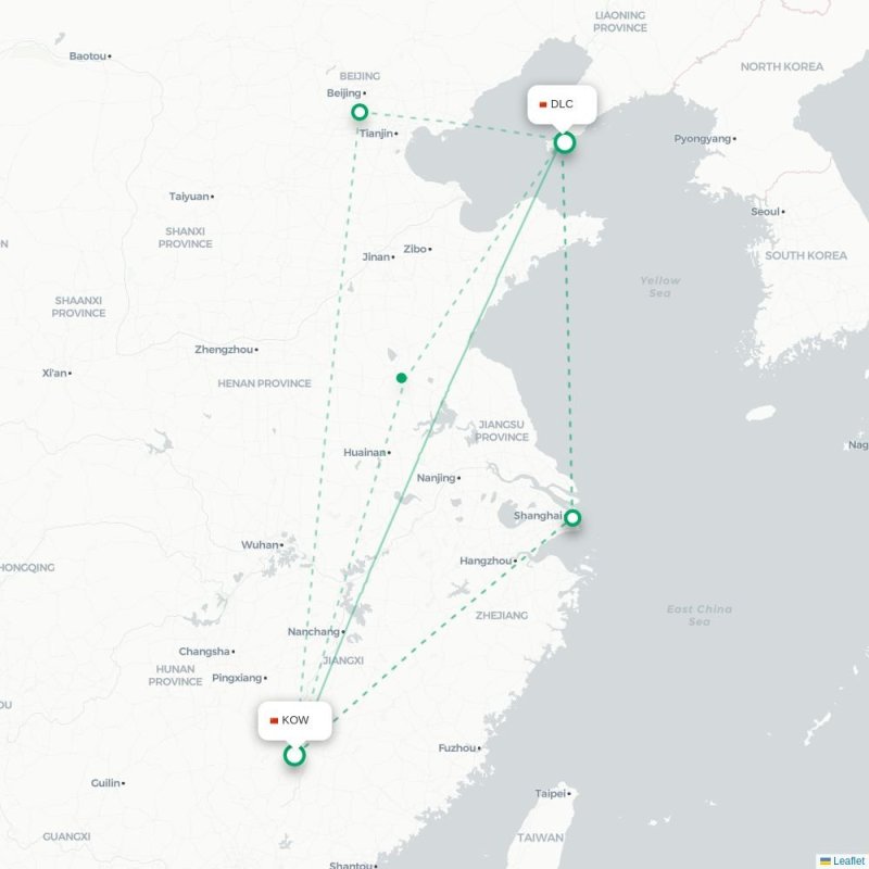 KOW - DLC route map
