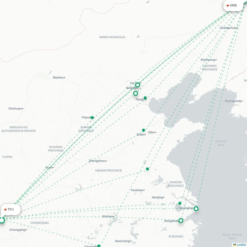 KOW - TFU route map