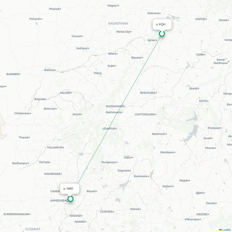 KQH - AMD route map