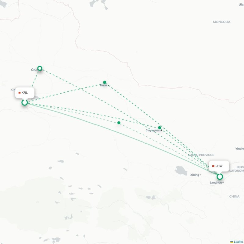 KRL - LHW route map