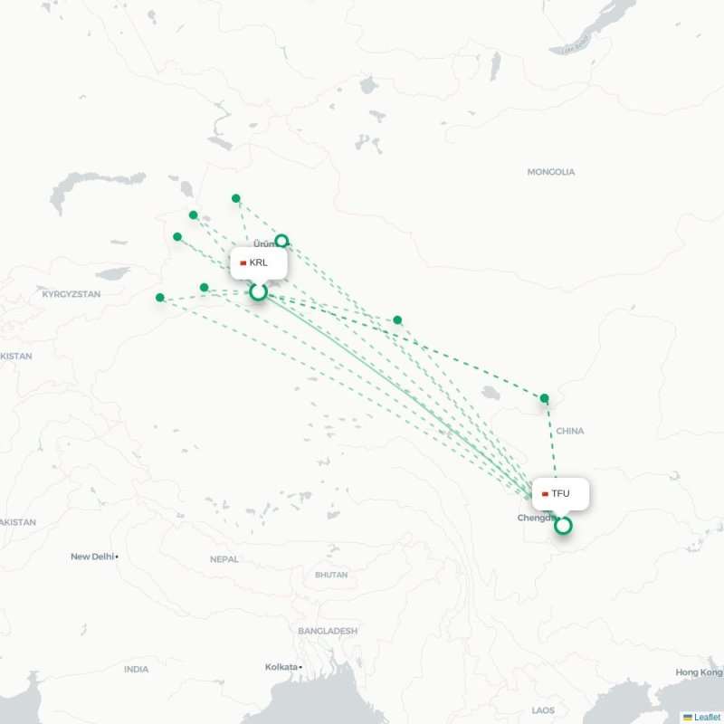 KRL - TFU route map