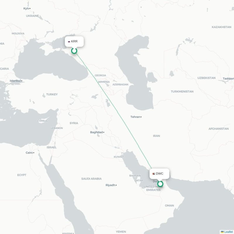 KRR - DWC route map