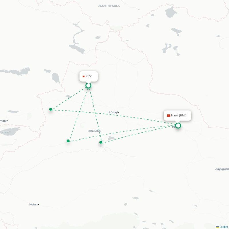 KRY - HMI route map