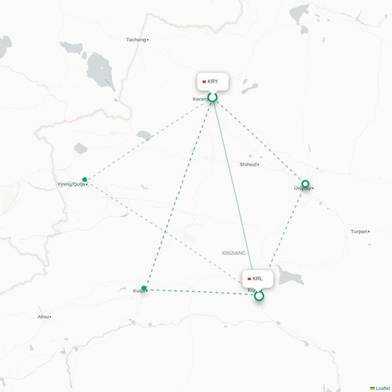 KRY - KRL route map