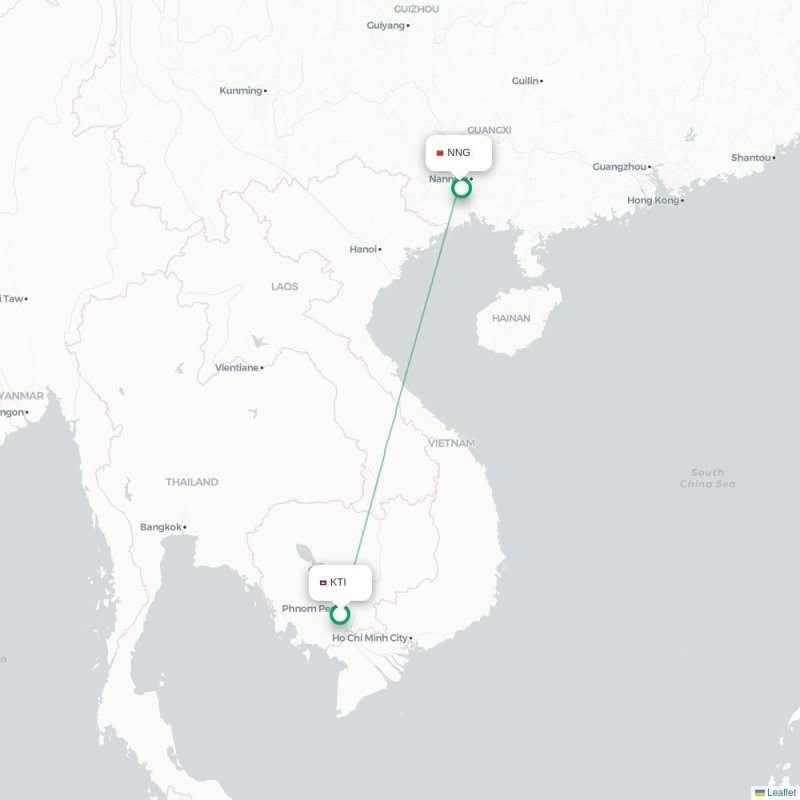 KTI - NNG route map