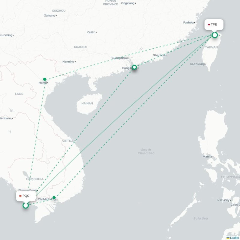 KTI - TPE route map