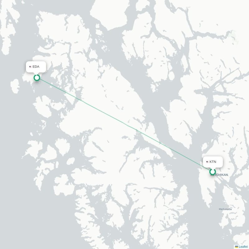 KTN - EDA route map