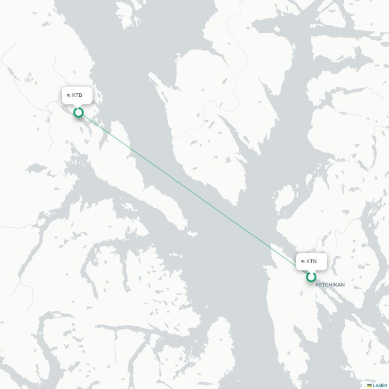 KTN - KTB route map