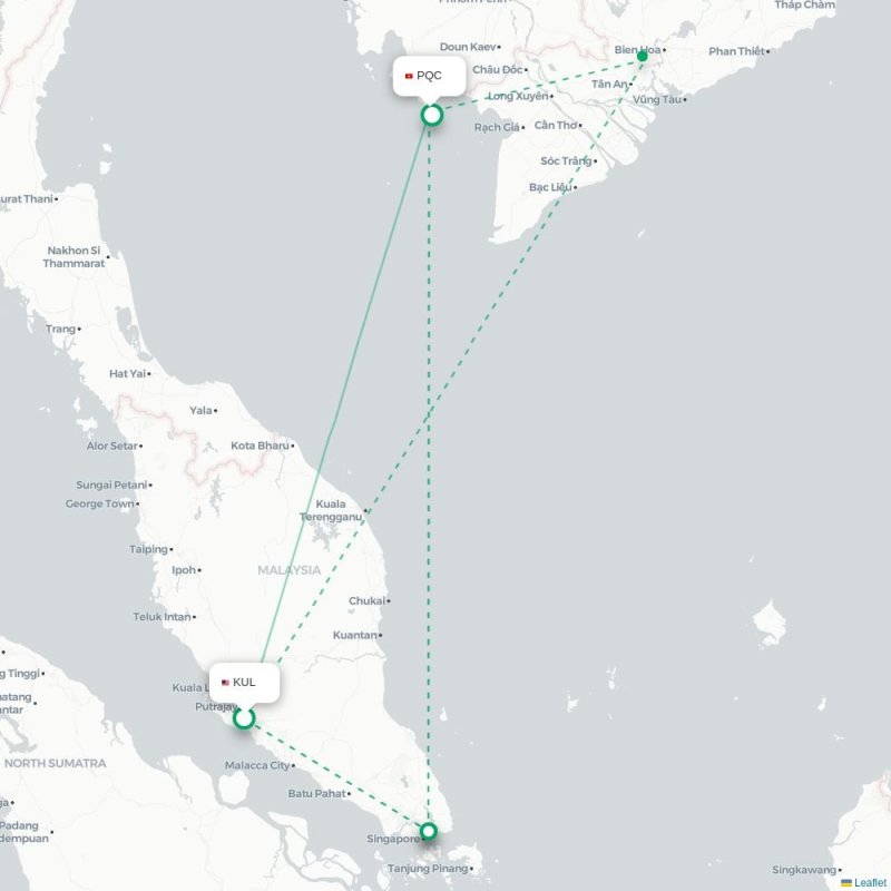 KUL - PQC route map