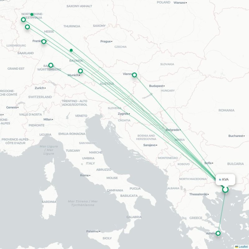 KVA - DTM route map